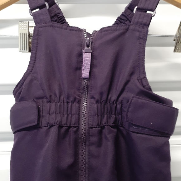 Girls Toddler Bib Snow Pants Size 4T Cherokee - Picture 9 of 10
